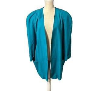 Elegant Teal Women's Blazer